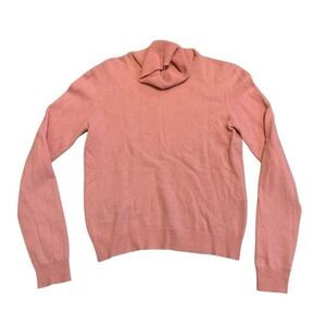 Vintage 90s/00s Moda International Pink Turtleneck Sweater Size Small/Medium